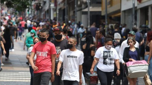 Movimentação do comércio de rua em Campinas (SP) (Foto: Luciano Claudino/Código 19/Agência O Globo)