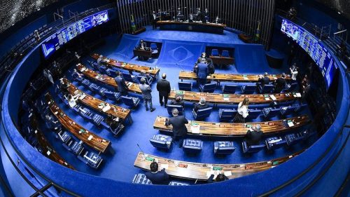 Plenário do Senado Federal durante sessão deliberativa. Foto: Marcos Oliveira/Agência Senado