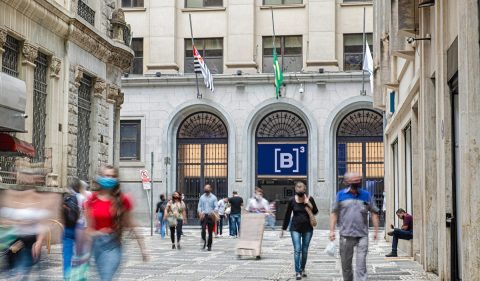 A Bolsa brasileira B3, em São Paulo (Foto: Divulgação)