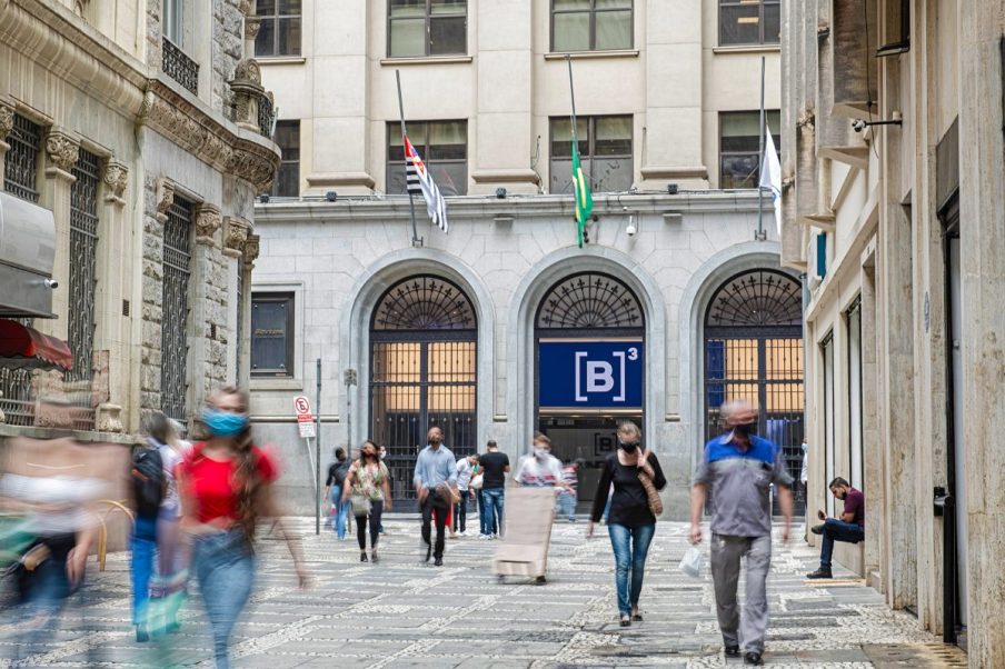 Prédio da B3 Bovespa Bolsa Balcão em São Paulo