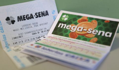 Bilhetes de aposta da Mega-Sena