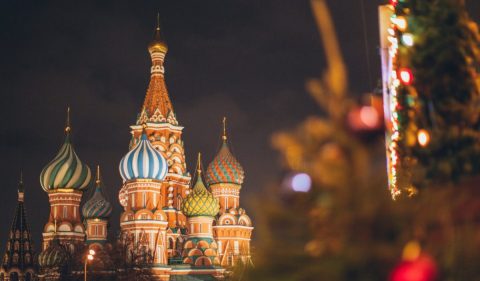 Vista do Palácio do Kremlin, sede do governo russo, em Moscou (Foto: Pexels)