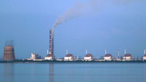 Usina nuclear de Zaporíjia, em Enerhodar, sudoeste da Ucrânia, considerada a maior da Europa. Foto: Reprodução