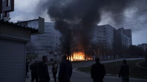 Ataque da Rússia à cidade ucraniana de Mariupol (Foto: Felipe Dana/AP)