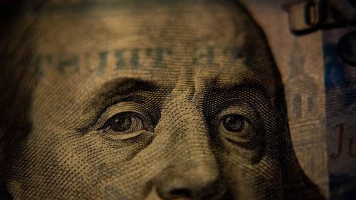 Detalha de nota de dólar. Foto: Pixabay