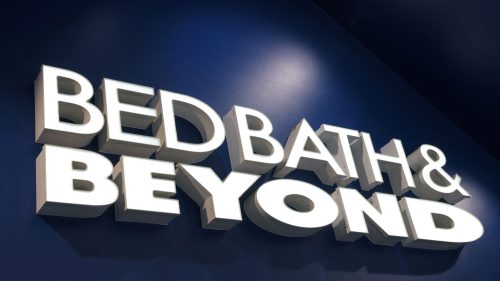 Placa sinalização em uma loja Bed Bath & Beyond, em Manhattan, Nova York. Reuters/Andrew Kelly