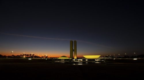 Fachada do Congresso Nacional durante amanhecer. Foto: Pedro França/Agência Senado