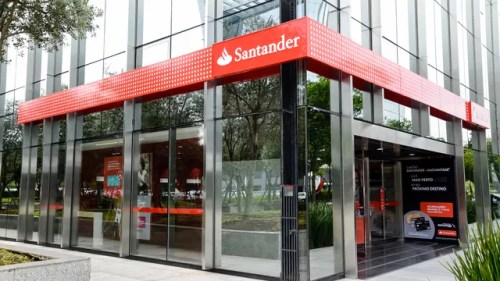 Agência do Santander. Foto: divulgação
