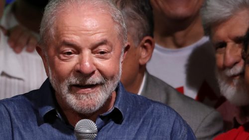 Lula discursa após ser eleito presidente (Foto: Carla Carniel/Reuters)