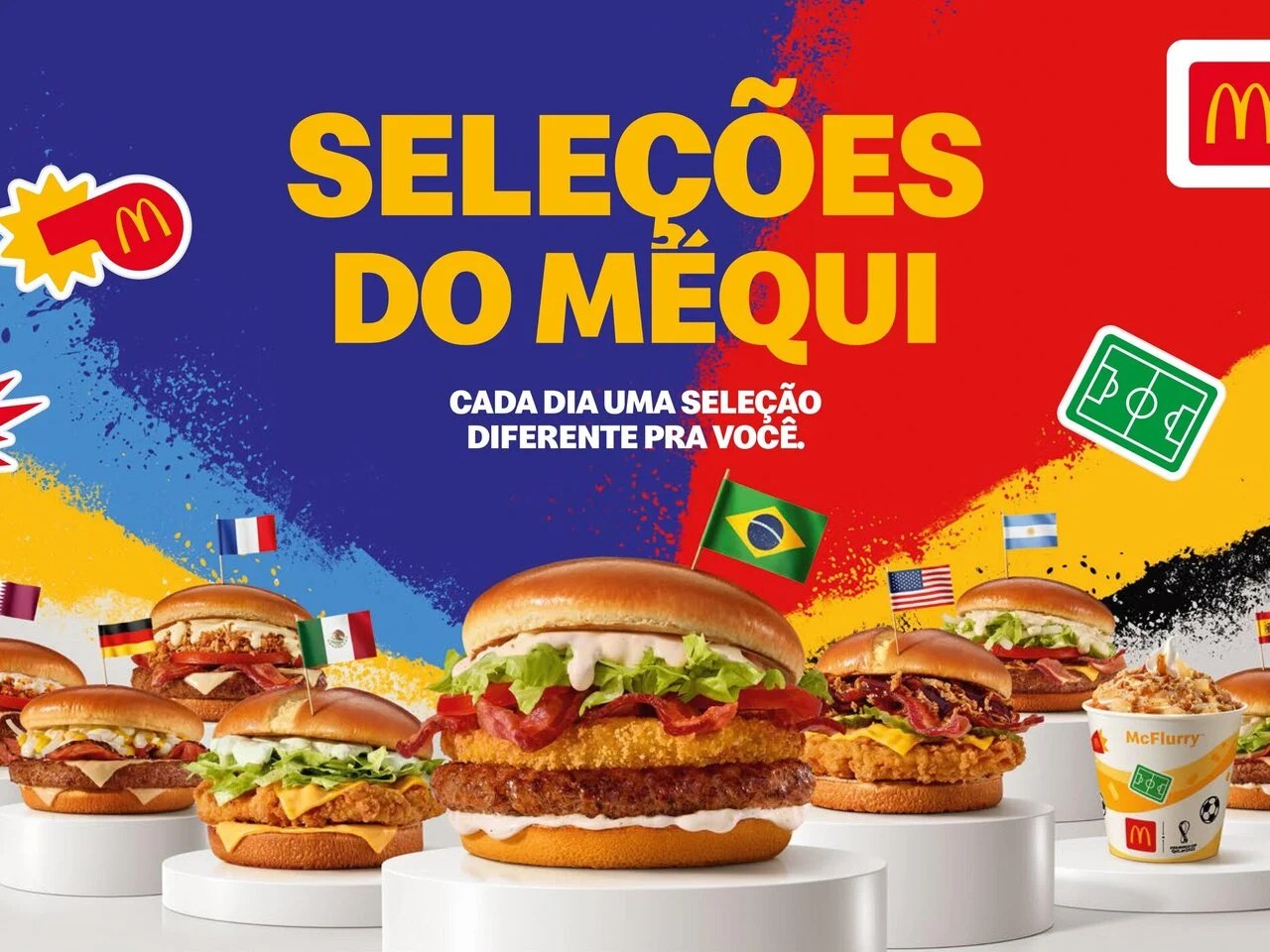 Lanches McDonald's criados para Copa Do Mundo 2022