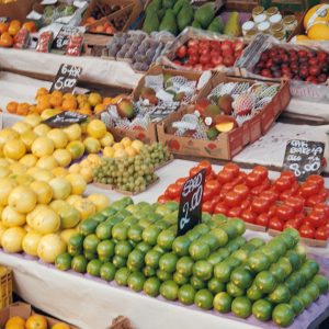 Barraca de frutas; alimentos; inflação; IPCA