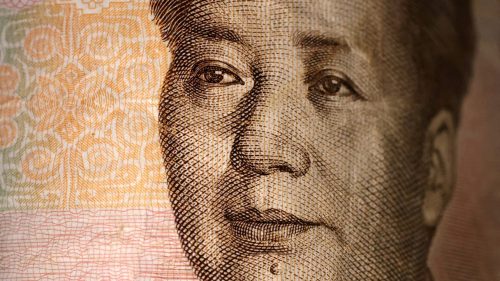 Detalhe de cédula do Yuan, a moeda da China. Foto: Dado Ruvic/Illustration/File Photo/Reuters