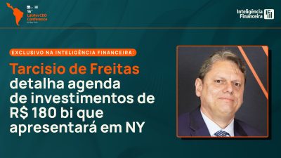 Exclusivo: Tarcísio de Freitas detalha agenda de investimentos de R$ 180 bi que apresentará em NY