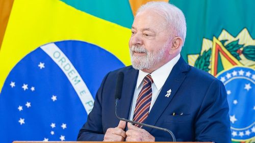 O presidente Lula em discurso. Foto: Ricardo Stuckert/Presidência