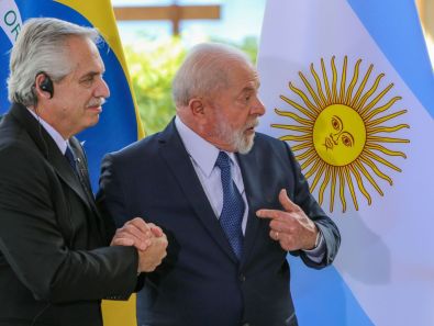 Fernandéz em encontro com Lula: ‘Brasil e Argentina nasceram para ficar unidos’