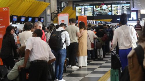 Movimentação de passageiros no Aeroporto de Congonhas, em São Paulo (SP). Foto: Renato S. Cerqueira/Futura Press/Estadão Conteúdo