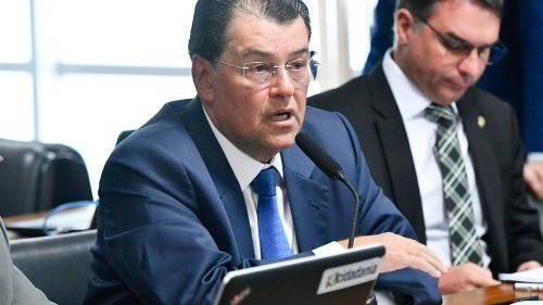 Eduardo Braga, relator da reforma tributária no Senado. Foto: Geraldo Magela/Agência Senado