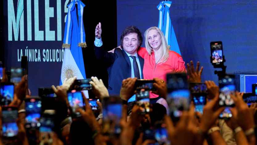 Javier Milei é eleito o novo presidente da Argentina