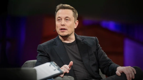 Cálculo do patrimônio de Elon Musk inclui ações da Tesla e de empresas de capital fechado controladas por ele, como a SpaceX. Foto: Reprodução / TED 