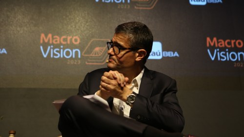 Mario Mesquita, economista-chefe do Itaú Unibanco, durante evento Macro Vision. Foto: Bufalos