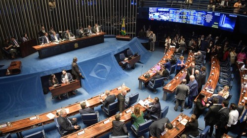 Plenário do Senado durante sessão de votação de projetos. Foto: Jonas Pereira/Agência Senado