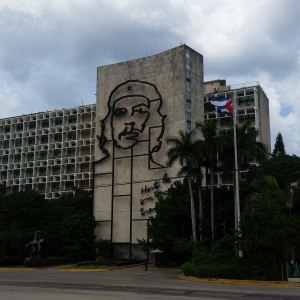 ministério do interior, havana, cuba, praça Che Guevara