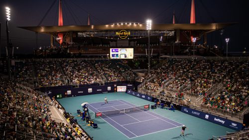 O Miami Open 2024 acontece em Hard Rock Stadium, entre  17 e 31 de março - Foto: Tomas Diniz Santos/South Florida Stadium