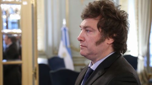 Javier Milei, presidente da Argentina Foto: Ministério de Relações Exteriores da Argentina