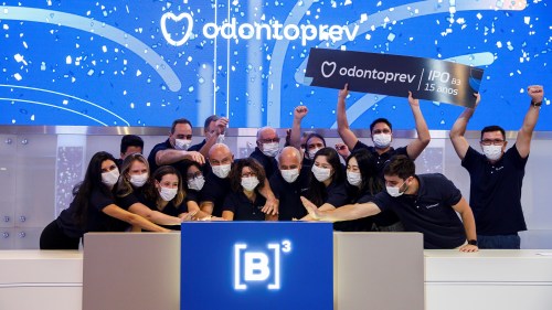 Odontoprev (ODPV3) paga R$ 427 milhões em dividendos. Foto: B3/Divulgação