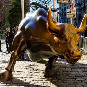 Touro de Wall Street: De acordo com a história, em 1989, o artista italiano Arthuro di Modica levou, ilegalmente, a estátua de bronze do touro para o local onde ele pode ser visto hoje. Esse seria um presente aos nova-iorquinos, como uma forma de representar a força do mercado financeiro da cidade.
