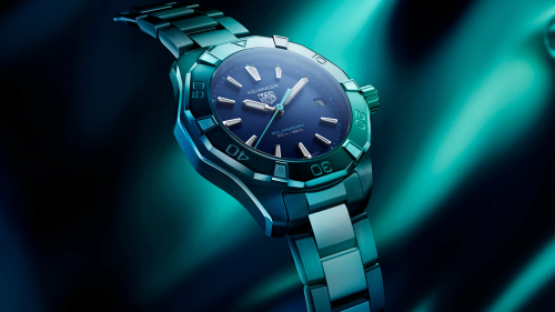 Linha Aquaracer, da Tag Heuer, está entre os relógios de luxo indicados por influenciador especializado. Foto: Tag Heuer / Divulgação