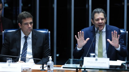 Roberto Campos Neto, presidente do Banco Central, e Fernando Haddad, ministro da Fazenda. Foto: Lula Marques/Agência Brasil