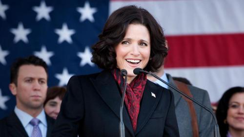 Julia Louis-Dreyfus é Selina Meyer, na série VEEP. Divulgação/HBO.