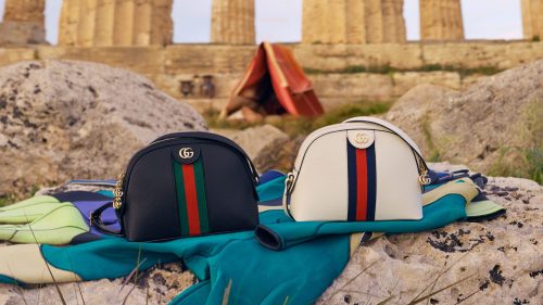 Coleção de bolsas da marca Gucci. História da família que dá origem à marca inspira aulas sobre planejamento sucessório e governança familiar. Foto: Divulgação